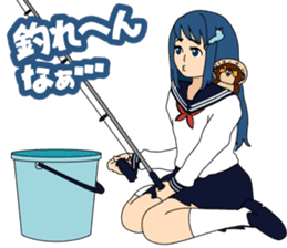 Girl student ninja Chiyona Mochizuki sticker #5622345