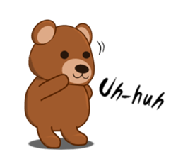 Men's sticker "MOTE-KUMA" sticker #5622725