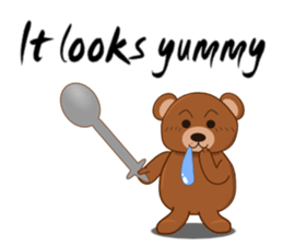 Men's sticker "MOTE-KUMA" sticker #5622741