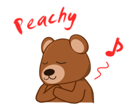 Men's sticker "MOTE-KUMA" sticker #5622758