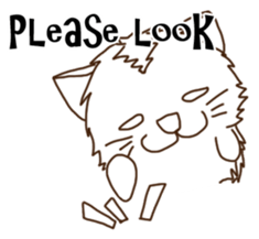 whiteneko sticker #5622768