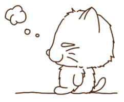 whiteneko sticker #5622771