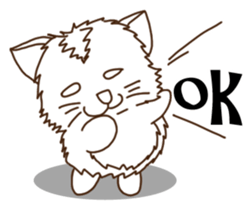 whiteneko sticker #5622783