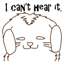 whiteneko sticker #5622796