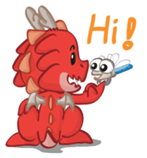 Mafai the dragon sticker #5623004