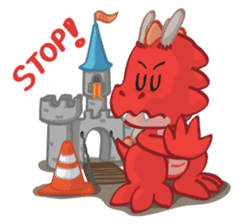 Mafai the dragon sticker #5623007