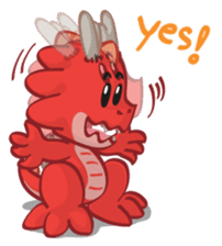 Mafai the dragon sticker #5623008