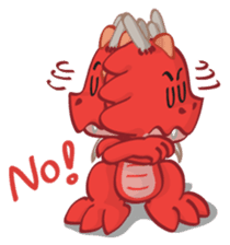 Mafai the dragon sticker #5623009