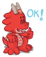 Mafai the dragon sticker #5623010