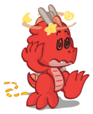 Mafai the dragon sticker #5623015