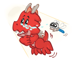 Mafai the dragon sticker #5623019