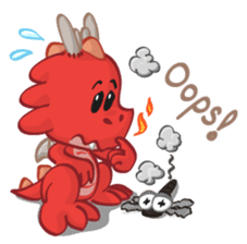 Mafai the dragon sticker #5623027