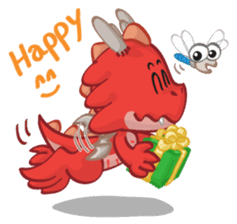 Mafai the dragon sticker #5623032