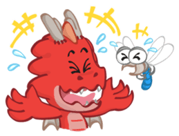 Mafai the dragon sticker #5623035