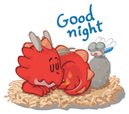 Mafai the dragon sticker #5623038