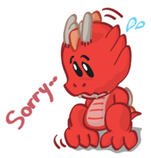 Mafai the dragon sticker #5623041