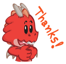 Mafai the dragon sticker #5623042