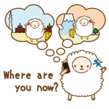 Twin sheep -English version- sticker #5623175