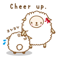 Twin sheep -English version- sticker #5623177