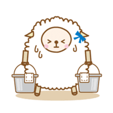 Twin sheep -English version- sticker #5623178