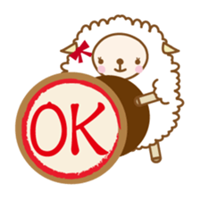 Twin sheep -English version- sticker #5623182