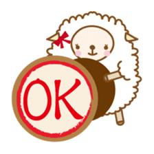 Twin sheep -English version- sticker #5623182