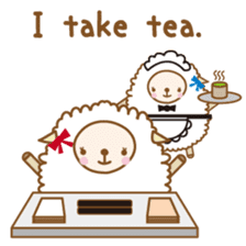 Twin sheep -English version- sticker #5623183