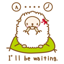Twin sheep -English version- sticker #5623186