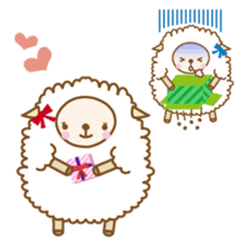 Twin sheep -English version- sticker #5623187