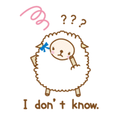 Twin sheep -English version- sticker #5623190