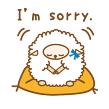 Twin sheep -English version- sticker #5623191
