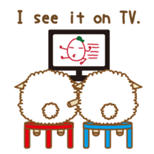 Twin sheep -English version- sticker #5623195