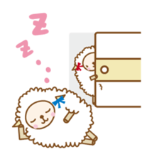 Twin sheep -English version- sticker #5623197