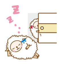 Twin sheep -English version- sticker #5623197
