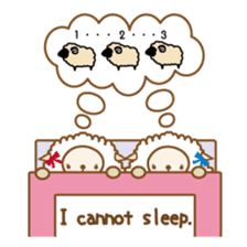 Twin sheep -English version- sticker #5623202