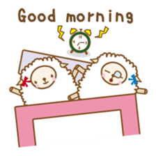 Twin sheep -English version- sticker #5623203