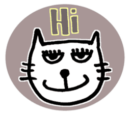 Let's talk with Mr.Cat sticker #5623204