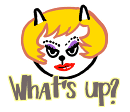 Let's talk with Mr.Cat sticker #5623206