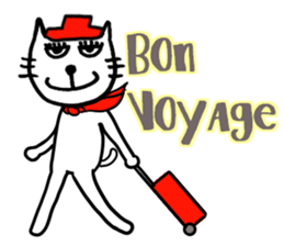 Let's talk with Mr.Cat sticker #5623207