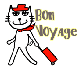 Let's talk with Mr.Cat sticker #5623207