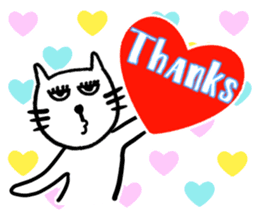 Let's talk with Mr.Cat sticker #5623208