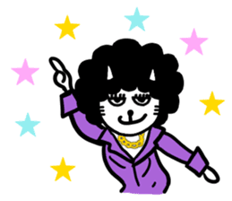 Let's talk with Mr.Cat sticker #5623211