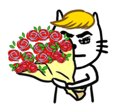 Let's talk with Mr.Cat sticker #5623212