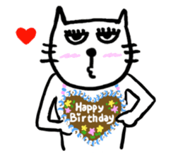 Let's talk with Mr.Cat sticker #5623213