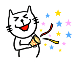 Let's talk with Mr.Cat sticker #5623214