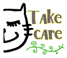 Let's talk with Mr.Cat sticker #5623217