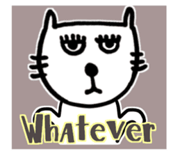 Let's talk with Mr.Cat sticker #5623220