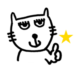 Let's talk with Mr.Cat sticker #5623222
