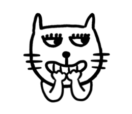 Let's talk with Mr.Cat sticker #5623223