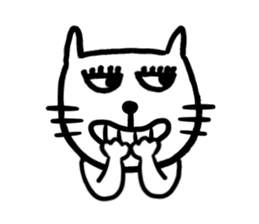 Let's talk with Mr.Cat sticker #5623223